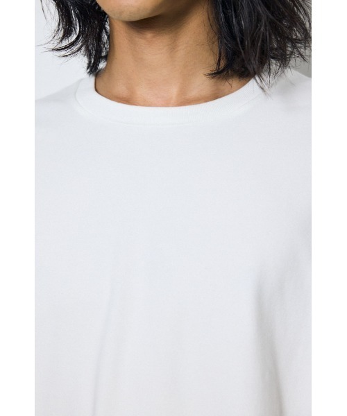 AZUL by moussy(アズールバイマウジー)の「スムースタッチ長袖トップス 秋服 冬服 春服 無地 ロンT(Tシャツ/カットソー・メンズ・チャコールグレー/ホワイト/ブラック・SMALL/LARGE/MEDIUM)」の11枚目の写真