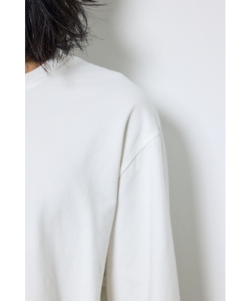 AZUL by moussy(アズールバイマウジー)の「スムースタッチ長袖トップス 秋服 冬服 春服 無地 ロンT(Tシャツ/カットソー・メンズ・チャコールグレー/ホワイト/ブラック・SMALL/LARGE/MEDIUM)」の12枚目の写真