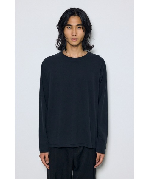 AZUL by moussy(アズールバイマウジー)の「スムースタッチ長袖トップス 秋服 冬服 春服 無地 ロンT(Tシャツ/カットソー・メンズ・チャコールグレー/ホワイト/ブラック・SMALL/LARGE/MEDIUM)」の18枚目の写真