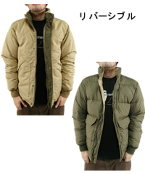 BEAMS PLUS(ビームスプラス)の「SCHOTT+ RANCHDOWN(ダウンジャケット/コート・メンズ・チャコールグレー/ベージュ・LARGE/MEDIUM/SMALL)」の2枚目の写真