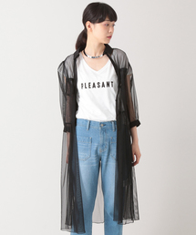 E hyphen world gallery | 7S シアーシャツワンピース(ワンピース)