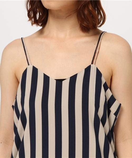 SLY（スライ）の「WストラップキャミOP（ワンピース・レディース・ベージュ/オレンジ系その他/ネイビー系/ブラック・1/2）」の9枚目の写真