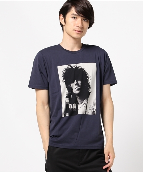 HYSTERIC GLAMOUR（ヒステリックグラマー）の「RS/KEITH 1973 LONDON pt T-SH（Tシャツ/カットソー・メンズ・ホワイト/ネイビー/ブラック・LARGE/MEDIUM/SMALL）」の16枚目の写真