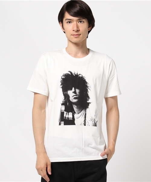 HYSTERIC GLAMOUR（ヒステリックグラマー）の「RS/KEITH 1973 LONDON pt T-SH（Tシャツ/カットソー・メンズ・ホワイト/ネイビー/ブラック・LARGE/MEDIUM/SMALL）」の15枚目の写真