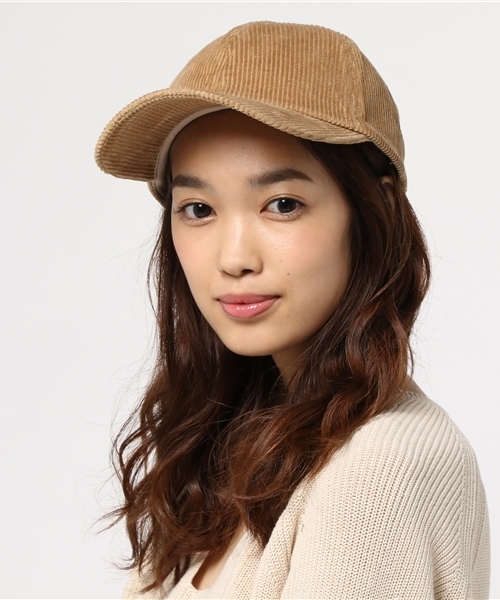 VENCEEXCHANGE（ヴァンスエクスチェンジ）の「コーデュロイローキャップ（キャップ・レディース・ダークブルー/ベージュ/ボルドー/ブラック・FREE）」の2枚目の写真