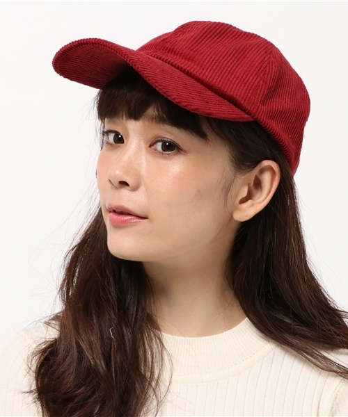 VENCEEXCHANGE（ヴァンスエクスチェンジ）の「コーデュロイローキャップ（キャップ・レディース・ダークブルー/ベージュ/ボルドー/ブラック・FREE）」の4枚目の写真