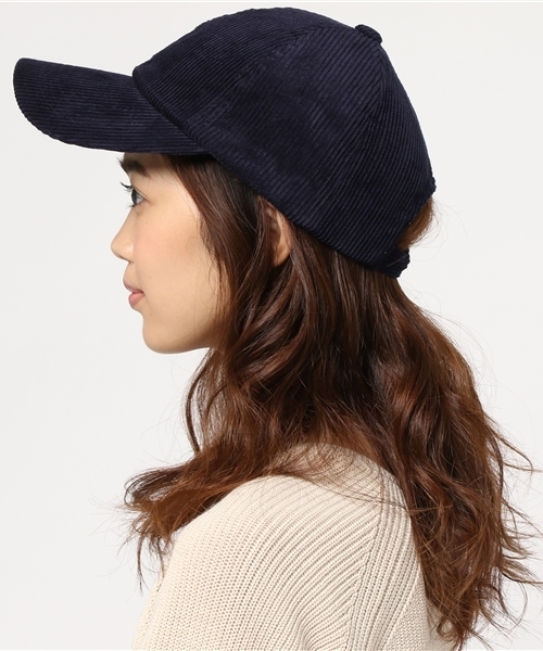 VENCEEXCHANGE（ヴァンスエクスチェンジ）の「コーデュロイローキャップ（キャップ・レディース・ダークブルー/ベージュ/ボルドー/ブラック・FREE）」の5枚目の写真
