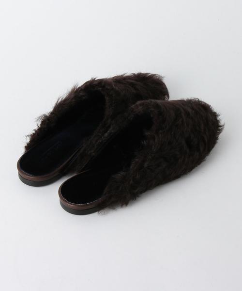 JANE SMITH / JOHN SMITH（ジェーンスミスジョンスミス）の「JANE SMITH（ジェーン スミス） FUR SHOES◆◆（サンダル・レディース・ダークブラウン・37/36/38）」の5枚目の写真