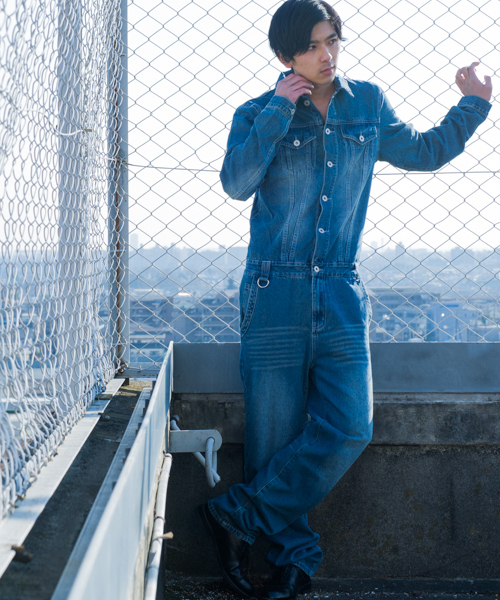 FRP（エフアールピー）の「GGD SELECT / デニムつなぎ（つなぎ/オールインワン・メンズ・ネイビー/インディゴブルー/ブラック/ブルー・XL/M/S/L）」の3枚目の写真