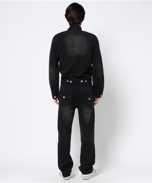 FRP（エフアールピー）の「GGD SELECT / デニムつなぎ（つなぎ/オールインワン・メンズ・ネイビー/インディゴブルー/ブラック/ブルー・XL/M/S/L）」の9枚目の写真