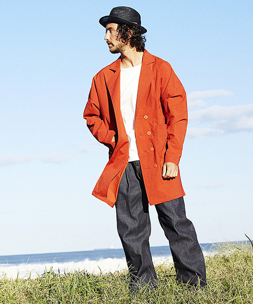 rehacer(レアセル)の「Star Tuck Wide Denim Pants- Raw denim(デニムパンツ・メンズ・インディゴブルー・LARGE/SMALL/MEDIUM)」の13枚目の写真