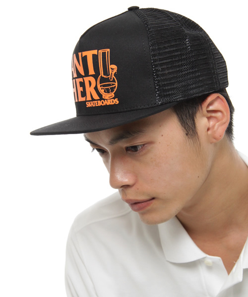帽子 HERO BEAMS（ビームス）の「ANTI HERO / “BONG HERO”メッシュキャップ