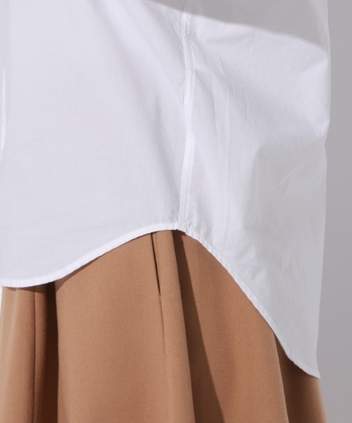 niko and...（ニコアンド）の「マーセレギュラーシャツ（シャツ/ブラウス・レディース・ベージュ/ピンク/ホワイト/オリーブ/スモーク/ライトベージュ/ベビーピンク・MEDIUM/LARGE）」の22枚目の写真