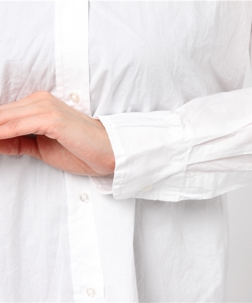 niko and...（ニコアンド）の「マーセレギュラーシャツ（シャツ/ブラウス・レディース・ベージュ/ピンク/ホワイト/オリーブ/スモーク/ライトベージュ/ベビーピンク・MEDIUM/LARGE）」の12枚目の写真