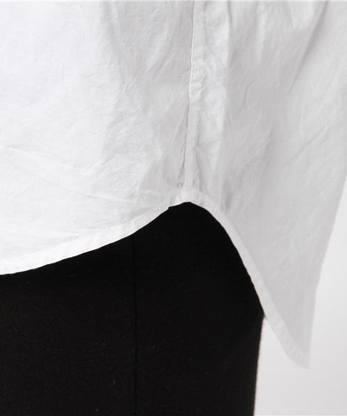 niko and...（ニコアンド）の「マーセレギュラーシャツ（シャツ/ブラウス・レディース・ベージュ/ピンク/ホワイト/オリーブ/スモーク/ライトベージュ/ベビーピンク・MEDIUM/LARGE）」の13枚目の写真