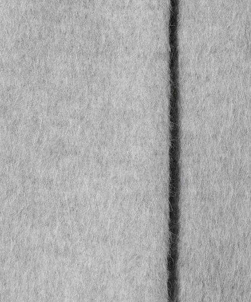 UNITED ARROWS（ユナイテッドアローズ）の「UBCE W/ALP シャギー ノーカラーコート（その他アウター・レディース・ライトグレー/ネイビー・36/38/40）」の6枚目の写真