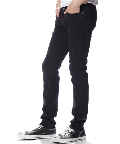 HYSTERIC GLAMOUR（ヒステリックグラマー）の「WOMAN ON SKULL刺繍 SチノスリムPT（チノパンツ・メンズ・ブラック・28inch/30inch/32inch）」の2枚目の写真