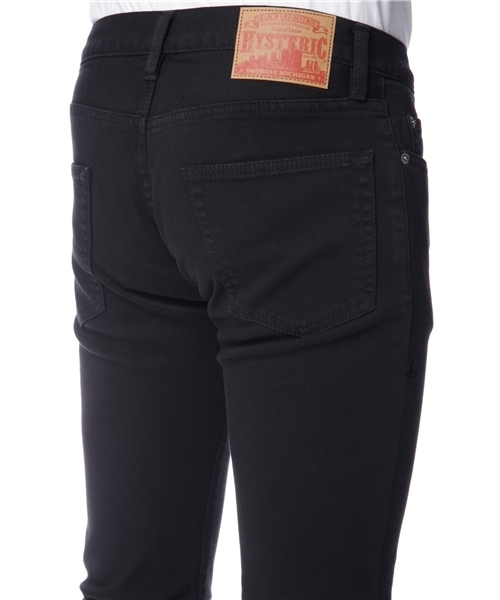 HYSTERIC GLAMOUR（ヒステリックグラマー）の「WOMAN ON SKULL刺繍 SチノスリムPT（チノパンツ・メンズ・ブラック・28inch/30inch/32inch）」の6枚目の写真