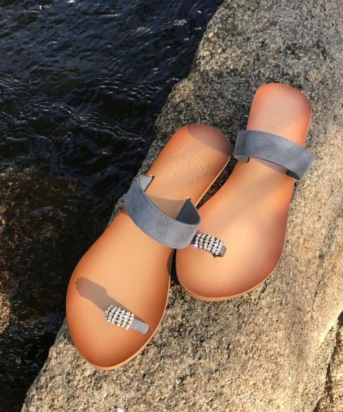 Boisson Chocolat（ボワソンショコラ）の「BFC　ﾋﾞｼﾞｭｰWEG SD30（サンダル・レディース・ライトブルー/ゴールド/ワイン/ピンク/イエロー/ネイビー/グレー/ブラック・S/M/L）」の2枚目の写真