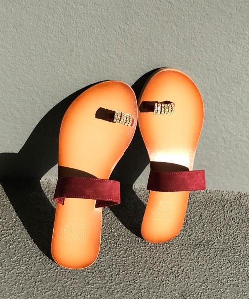 Boisson Chocolat（ボワソンショコラ）の「BFC　ﾋﾞｼﾞｭｰWEG SD30（サンダル・レディース・ライトブルー/ゴールド/ワイン/ピンク/イエロー/ネイビー/グレー/ブラック・S/M/L）」の7枚目の写真