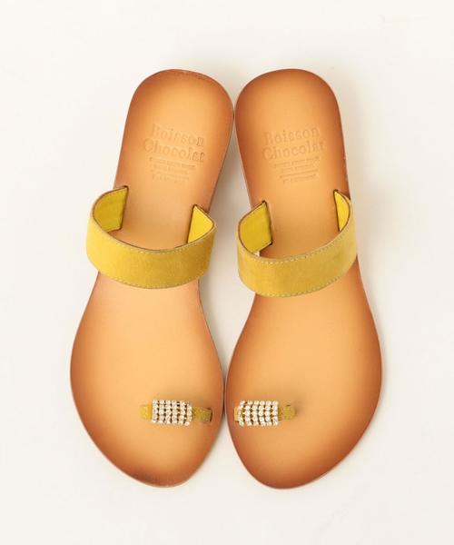 Boisson Chocolat（ボワソンショコラ）の「BFC　ﾋﾞｼﾞｭｰWEG SD30（サンダル・レディース・ライトブルー/ゴールド/ワイン/ピンク/イエロー/ネイビー/グレー/ブラック・S/M/L）」の5枚目の写真