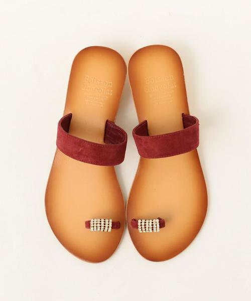 Boisson Chocolat（ボワソンショコラ）の「BFC　ﾋﾞｼﾞｭｰWEG SD30（サンダル・レディース・ライトブルー/ゴールド/ワイン/ピンク/イエロー/ネイビー/グレー/ブラック・S/M/L）」の17枚目の写真