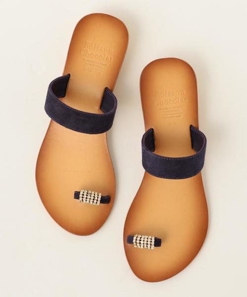 Boisson Chocolat（ボワソンショコラ）の「BFC　ﾋﾞｼﾞｭｰWEG SD30（サンダル・レディース・ライトブルー/ゴールド/ワイン/ピンク/イエロー/ネイビー/グレー/ブラック・S/M/L）」の19枚目の写真