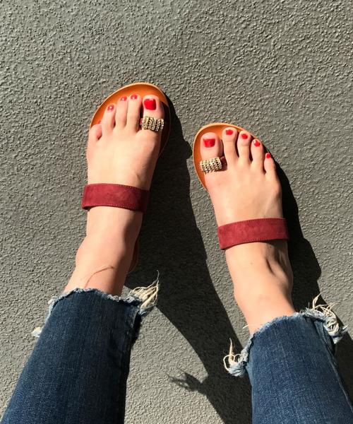 Boisson Chocolat（ボワソンショコラ）の「BFC　ﾋﾞｼﾞｭｰWEG SD30（サンダル・レディース・ライトブルー/ゴールド/ワイン/ピンク/イエロー/ネイビー/グレー/ブラック・S/M/L）」の11枚目の写真