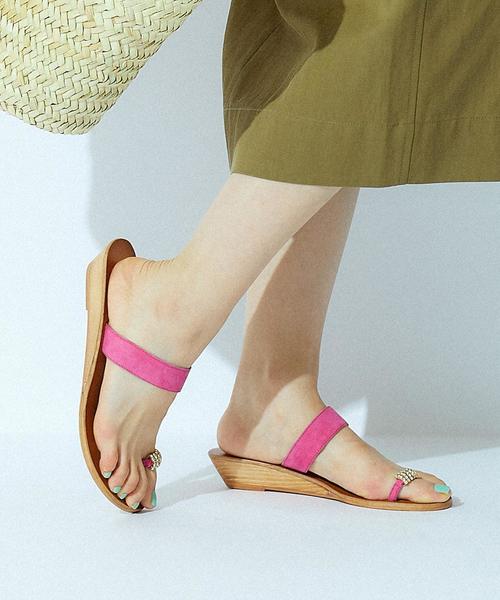 Boisson Chocolat（ボワソンショコラ）の「BFC　ﾋﾞｼﾞｭｰWEG SD30（サンダル・レディース・ライトブルー/ゴールド/ワイン/ピンク/イエロー/ネイビー/グレー/ブラック・S/M/L）」の21枚目の写真