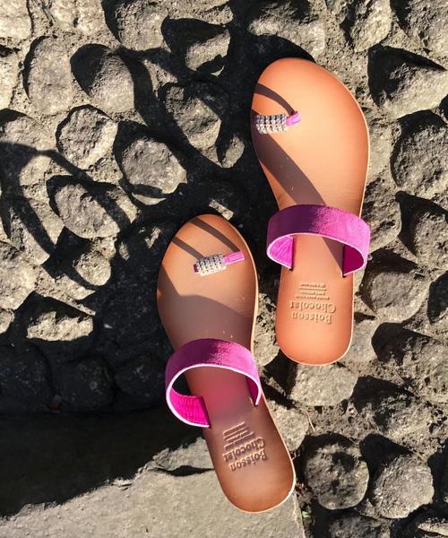 Boisson Chocolat（ボワソンショコラ）の「BFC　ﾋﾞｼﾞｭｰWEG SD30（サンダル・レディース・ライトブルー/ゴールド/ワイン/ピンク/イエロー/ネイビー/グレー/ブラック・S/M/L）」の22枚目の写真