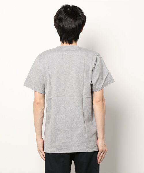 BLUE SAKURA（ブルーサクラ）の「STEP T-SHIRT（Tシャツ/カットソー・メンズ・ホワイト/ネイビー/グレー・3/1/2/4）」の5枚目の写真