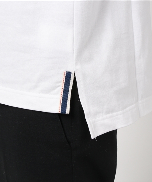 BLUE SAKURA（ブルーサクラ）の「STEP T-SHIRT（Tシャツ/カットソー・メンズ・ホワイト/ネイビー/グレー・3/1/2/4）」の9枚目の写真