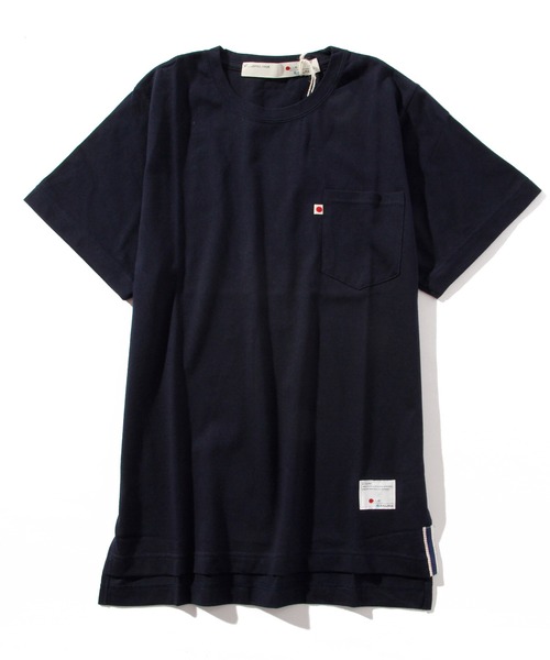 BLUE SAKURA（ブルーサクラ）の「STEP T-SHIRT（Tシャツ/カットソー・メンズ・ホワイト/ネイビー/グレー・3/1/2/4）」の3枚目の写真