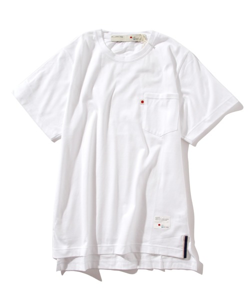 BLUE SAKURA（ブルーサクラ）の「STEP T-SHIRT（Tシャツ/カットソー・メンズ・ホワイト/ネイビー/グレー・3/1/2/4）」の2枚目の写真