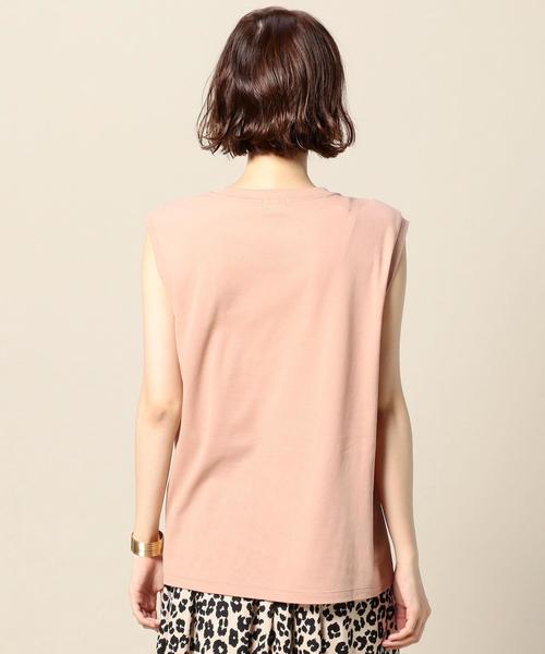 BEAUTY&YOUTH UNITED ARROWS（ビューティーアンドユースユナイテッドアローズ）の「BY ドライコットンノースリーブカットソー ◆（Tシャツ/カットソー・レディース・ホワイト/ブラック/ピンク/ワインレッド/モカ/パープル/その他1・FREE）」の8枚目の写真