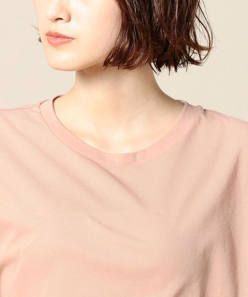 BEAUTY&YOUTH UNITED ARROWS（ビューティーアンドユースユナイテッドアローズ）の「BY ドライコットンノースリーブカットソー ◆（Tシャツ/カットソー・レディース・ホワイト/ブラック/ピンク/ワインレッド/モカ/パープル/その他1・FREE）」の21枚目の写真