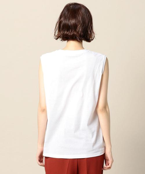BEAUTY&YOUTH UNITED ARROWS（ビューティーアンドユースユナイテッドアローズ）の「BY ドライコットンノースリーブカットソー ◆（Tシャツ/カットソー・レディース・ホワイト/ブラック/ピンク/ワインレッド/モカ/パープル/その他1・FREE）」の14枚目の写真