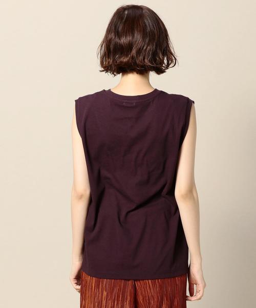 BEAUTY&YOUTH UNITED ARROWS（ビューティーアンドユースユナイテッドアローズ）の「BY ドライコットンノースリーブカットソー ◆（Tシャツ/カットソー・レディース・ホワイト/ブラック/ピンク/ワインレッド/モカ/パープル/その他1・FREE）」の18枚目の写真