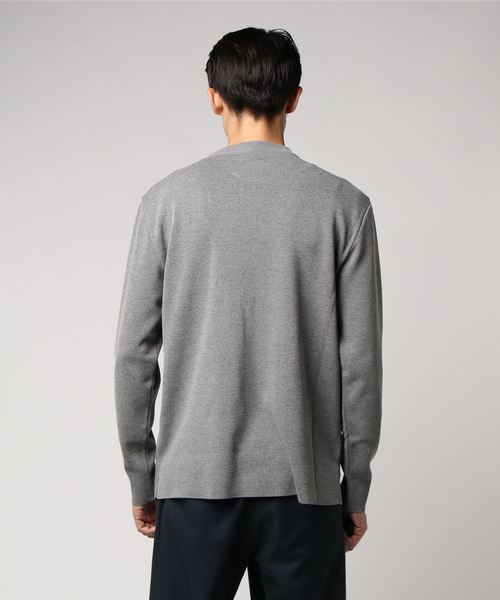 UNITED TOKYO（ユナイテッドトウキョウ）の「Super120's 18Gウォッシャブルクルーネックニット（ニット/セーター・メンズ・ブルー/グレー/ライトグリーン/マルチ/ネイビー/レッド/バーガンディー/ライトグレー/ブラック/ベージュ/ブラウン・1/2/3）」の17枚目の写真