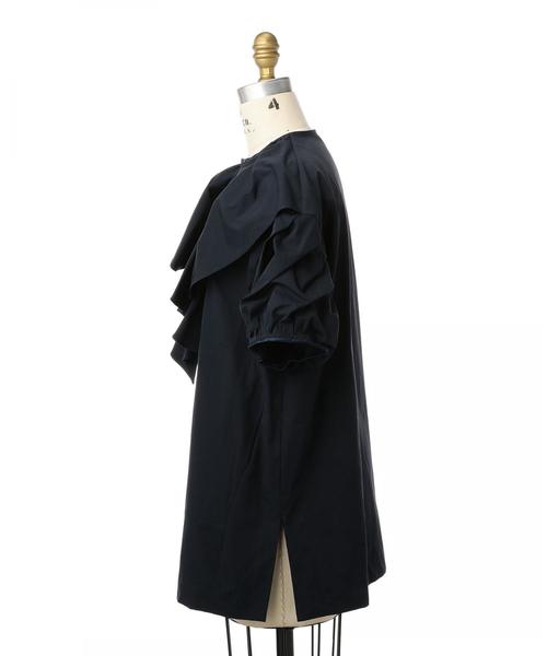 りか⭐︎ 美品　ドゥロワー drawer ビッグカラー　コットンブラウス Drawer（ドゥロワー）の「Drawer コットン フリルブラウス（シャツ