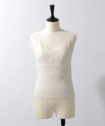 laboratory work | オフショルレースインナー【カップ付き】(キャミソール)