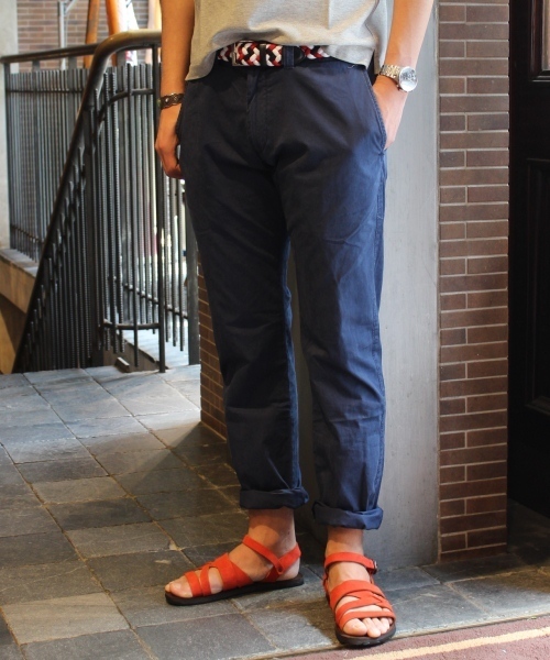 JOURNAL STANDARD(ジャーナルスタンダード)の「【2013 SUMMER CATALOGUE 掲載アイテム】【WEB限定 期間限定SALE】ハイカウントツイルスラックスパンツ#(スラックス・メンズ・ベージュ系その他/ネイビー/エメラルドブルー/レッド・SMALL/MEDIUM/LARGE)」の3枚目の写真