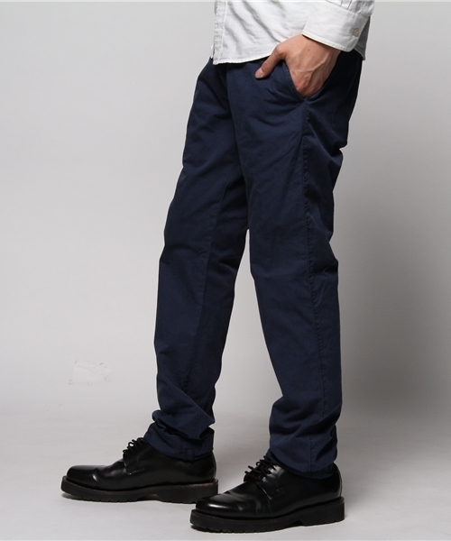 JOURNAL STANDARD(ジャーナルスタンダード)の「【2013 SUMMER CATALOGUE 掲載アイテム】【WEB限定 期間限定SALE】ハイカウントツイルスラックスパンツ#(スラックス・メンズ・ベージュ系その他/ネイビー/エメラルドブルー/レッド・SMALL/MEDIUM/LARGE)」の5枚目の写真