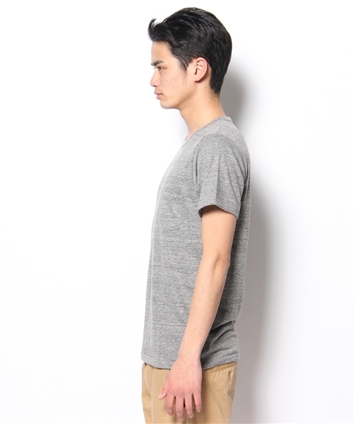 WEGO（ウィゴー）の「WEGO/クルーネックポケットTee（S）（Tシャツ/カットソー・メンズ・ホワイト/ブラック/杢グレー/オートミール/ネイビー・SMALL/MEDIUM/LARGE）」の7枚目の写真