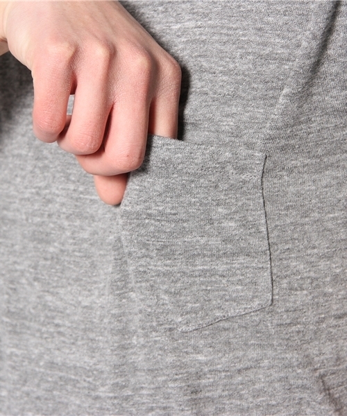 WEGO（ウィゴー）の「WEGO/クルーネックポケットTee（S）（Tシャツ/カットソー・メンズ・ホワイト/ブラック/杢グレー/オートミール/ネイビー・SMALL/MEDIUM/LARGE）」の10枚目の写真