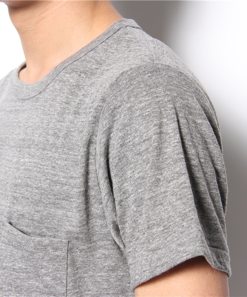 WEGO（ウィゴー）の「WEGO/クルーネックポケットTee（S）（Tシャツ/カットソー・メンズ・ホワイト/ブラック/杢グレー/オートミール/ネイビー・SMALL/MEDIUM/LARGE）」の11枚目の写真