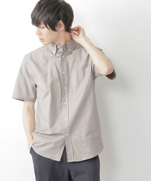 ボタンダウン ハイストレッチ オックスフォード シャツ(1/2 sleeve)