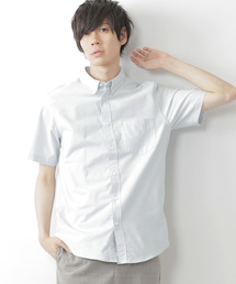 ボタンダウン ハイストレッチ オックスフォード シャツ(1/2 sleeve)