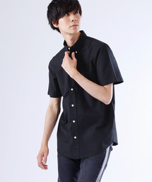 ボタンダウン ハイストレッチ オックスフォード シャツ(1/2 sleeve)