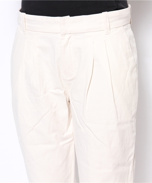 ROSE BUD（ローズバッド）の「LPT-13118 TUCKED TAPERED PANTS（スラックス・レディース・オフホワイト/ピンクベージュ/ストーン・1/2）」の10枚目の写真